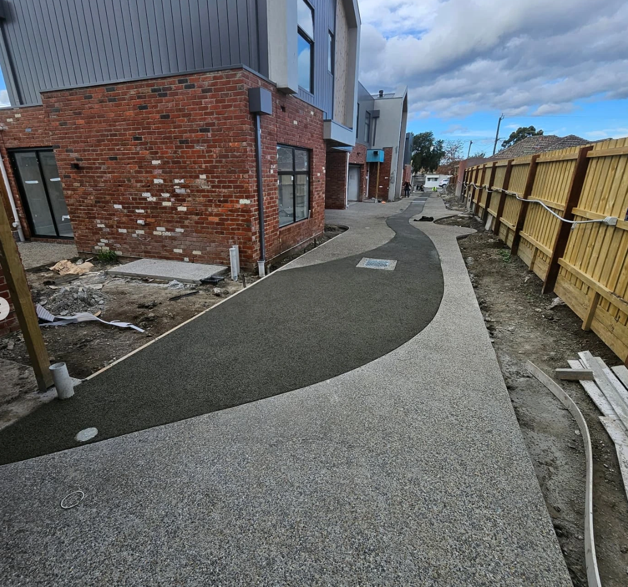 Greenvale - Radial Exposed Aggregate